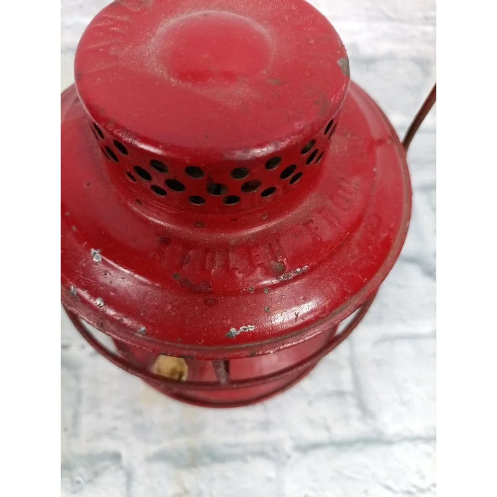 Vintage Handlan Red Railroad Lantern